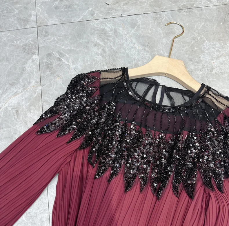 2024 New Luxury Elegant Big Diamonds Bandage Beaded Evening Party Split Dress for Women Birtdhay Clubwear Prom Robe