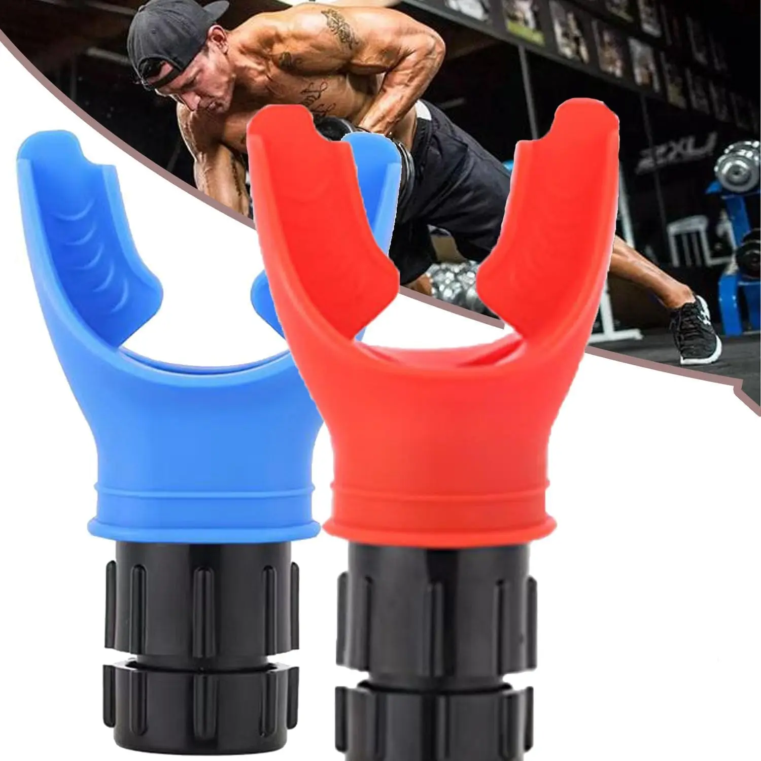 

1PC Sports Breathing Trainer Exercise Lung Face Mouthpiece Respirator Fitness Equipment for Household Healthy Care Accessories