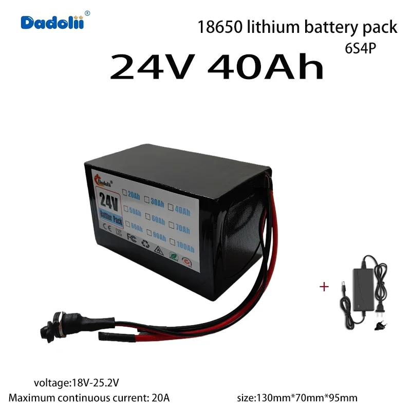 6S4P 25.2V 18650 Te…
