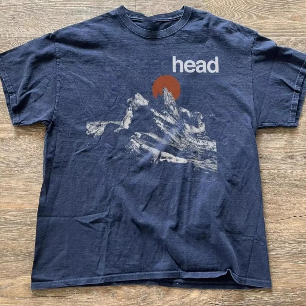 2025 Summer Amercian A's Album Tour Concert: Rare Navy Blue T-shirts, Men's and Women's Casual Printed Short-sleeved Shirts Tops