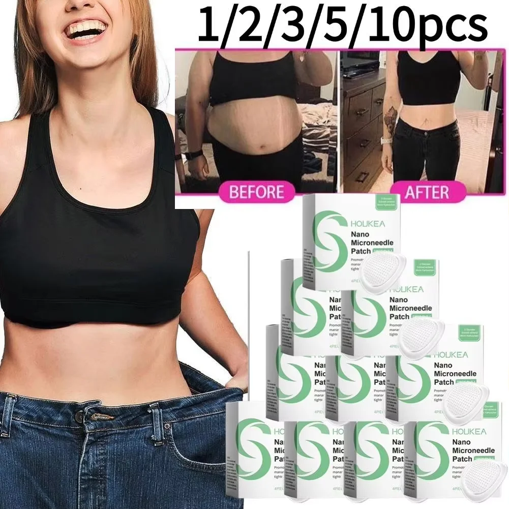 

10/5/3/2/1 шт. Nanos микроиглы пластырь для похудения для женщин и мужчин пластырь для сжигания жира стойкий укрепляющий пептид кожи пластырь для похудения