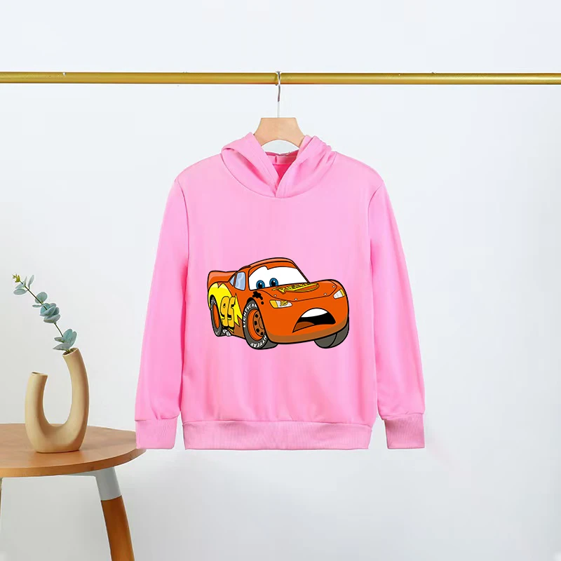 

Lightning McQueen Printed Hooded Sweatshirt Fashion Autumn Winter Women Casual Pullover Hoodies Cotton Clothing