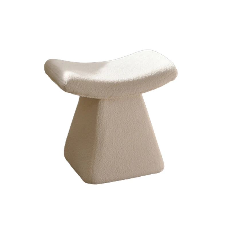 Simple Nordic Stool Modern Elegant Velvet Makeup Stools Living Room Unique Sillas Para Sala De Estar Furniture Living Room