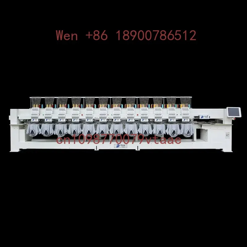 FUJA Industrial Heavy Embroidery Machine 12 Heads 12 15 Needles Computer Embroidery Machine Price