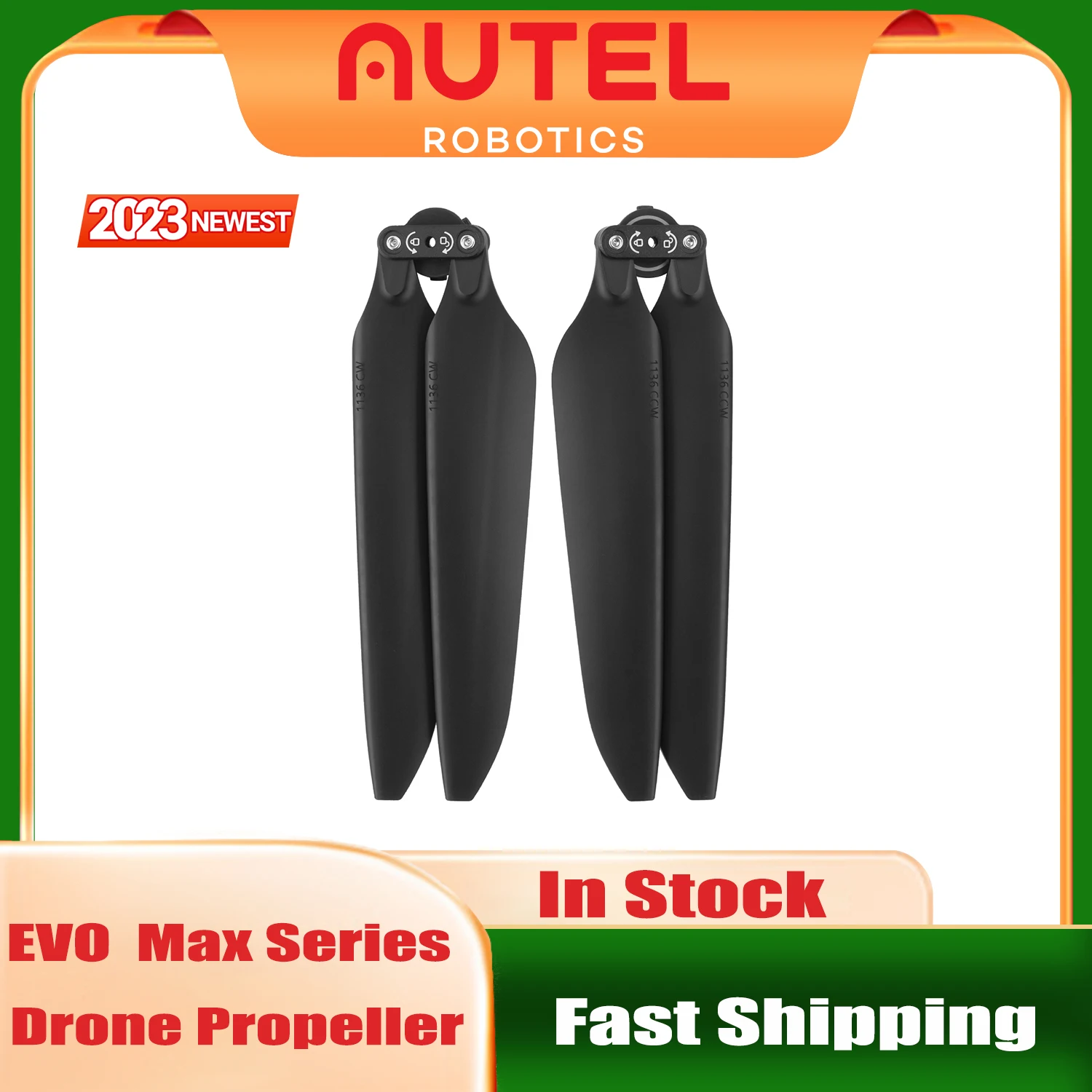 

Autel Robotics EVO Max Series Original Drone Propeller Update Version Lower noise Propeller Quick-Release Foldable Design