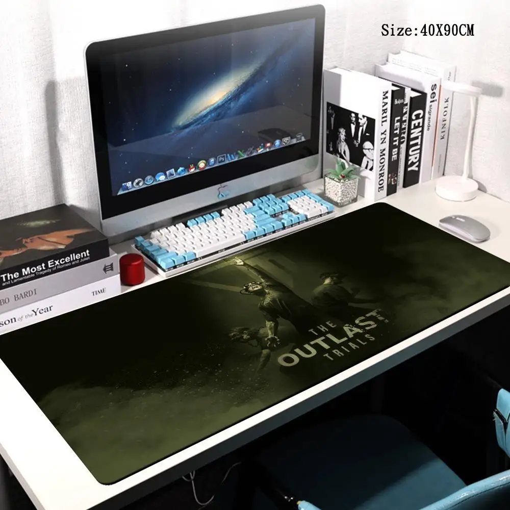 

Mouse Pad Non-Slip Rubber Edge locking mousepads Game play mats Horror game The Outlast Trials for notebook PC computer