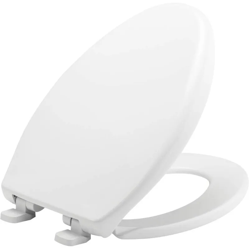 

7900TDGSL 000 Commercial Heavy Duty Closed Front Plastic Toilet Seat with Cover will Slow Close, Never Loosen