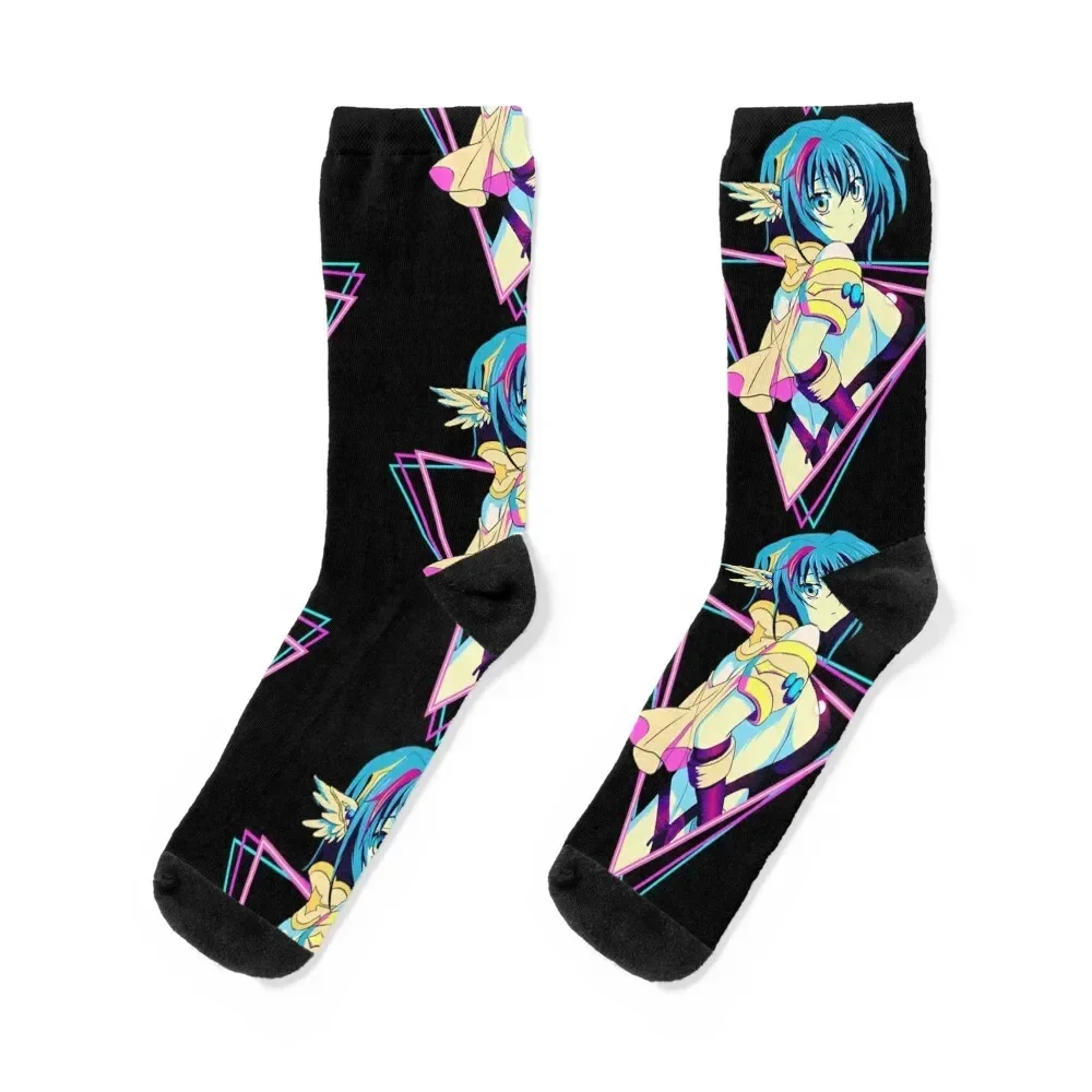 

High School DxD Xenovia Quarta Socks compression Stockings floral Heating sock Socks Girl Men's