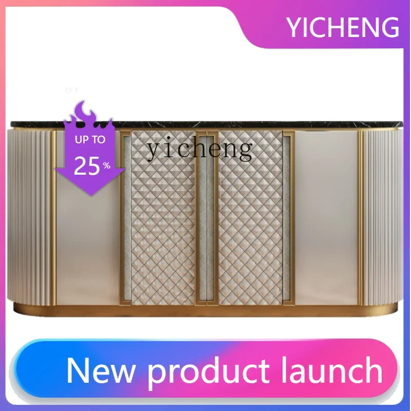 

Entrance Cabinet Living Room Sideboard Cabinet Modern Marble Dining Room Locker