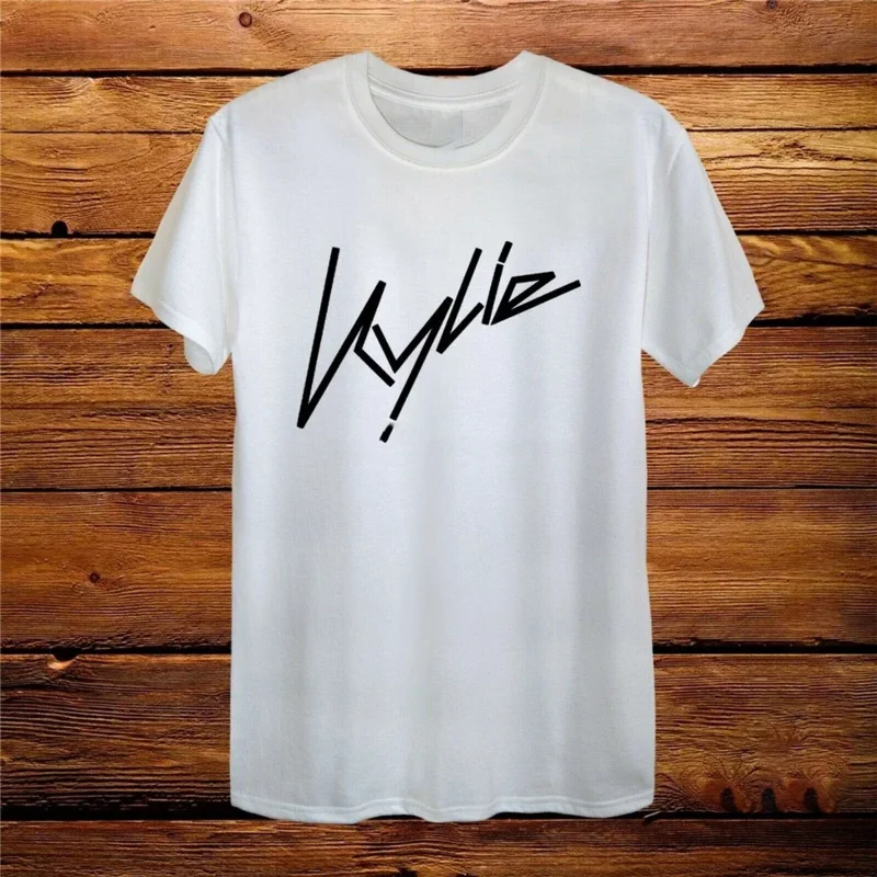 

Футболка унисекс из чистого хлопка с принтом Kylie Minogue Tour gift