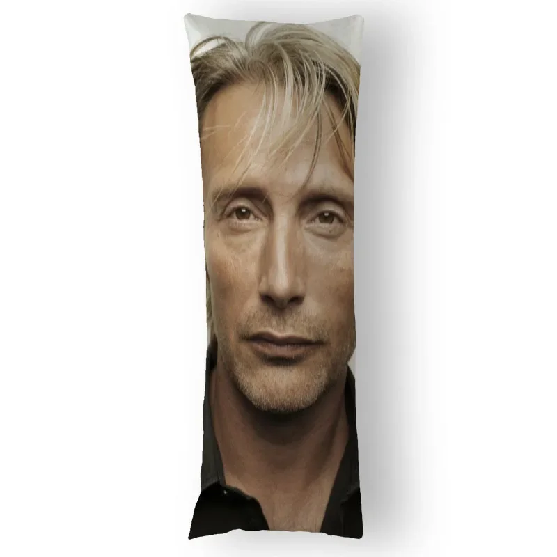 Mads Mikkelsen Body Pillow Case Genshin Impact Diluc Decorative Cover 50x150cm Home Decoration Pillowcases Printed Long 12.15