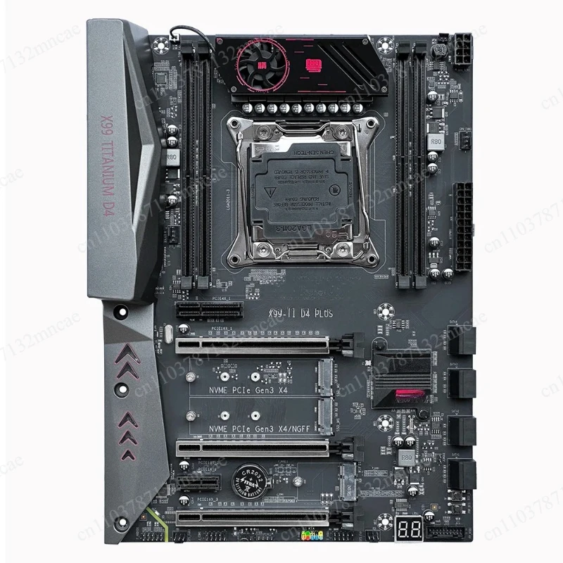 X99 Motherboard Combo Xeon E5 2699 V3 CPU Kit LGA 2011-3 4*32GB=128GB DDR4 RAM Memory Support NVME M.2 USB 3.0 TITANIUM D4