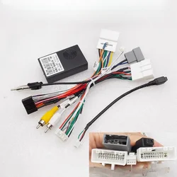 Raise Canbus Box RZ-DF57 Decoder For Nissan X-Trail /Qashqai J10/J11/Juke/ NP300 Android 16 PIN Wiring Harness Plug Power Cable