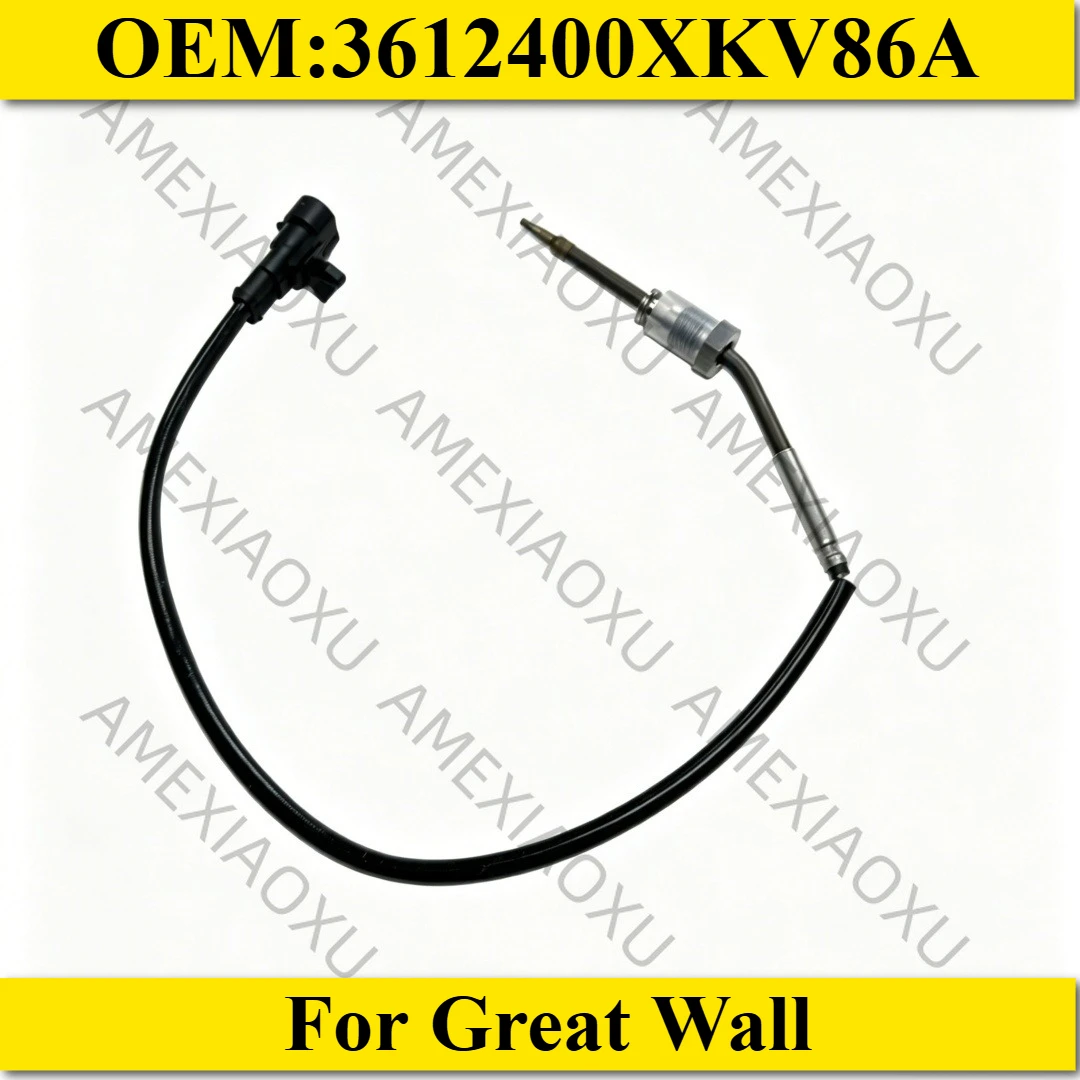 AMEXIAOXU 3612400XKV86A Exhaust temperature sensor, automotive exhaust temperature sensor, suitable for Great Wall