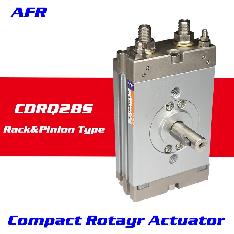 

Compact rotary cylinder CRQ2BS CDRQ2BS10 15 20 30 40-90 180 360 degree angle with air cushion magnet pneumatic rotary actuator