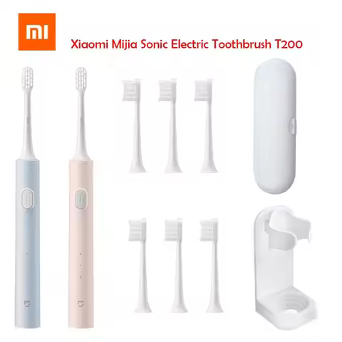 Original XIAOMI Mijia T200 Sonic Electric Toothbrush Teeth Whitening Ultrasonic Vibrating Smart Tooth Brushes IPX7 Waterproof