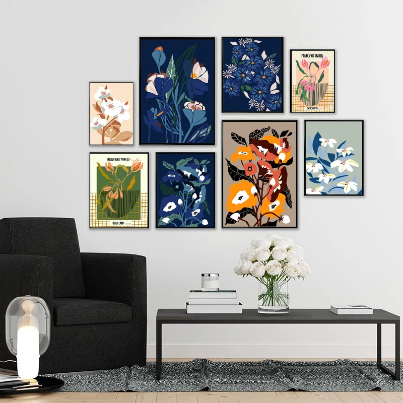 DIY Oil Painting By Numbers Beautiful Flowers Handpainted Art Wall Bedroom Living Room Home Decor Kids Room Decoration Gift