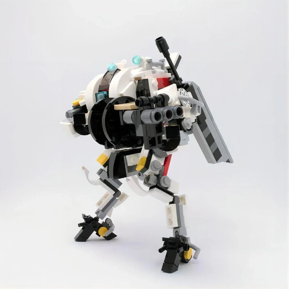 Moc titaneds เกมคลาสสิก titanfallss 2 Ronin-Class Mecha titaneds โมเดลบล็อกตัวต่อโทนสีไทเทเนียมนักรบของเล่นของขวัญสำหรับเด็ก