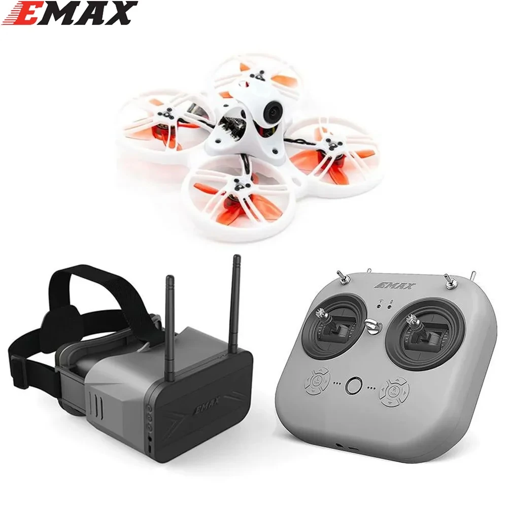 

Emax Tinyhawk III 3 RTF Kit FPV Racing Drone F4 5A 15000KV RunCam Nano 4 37CH 25-100-200mW VTX FrSky D8 w/ Controller & Goggles