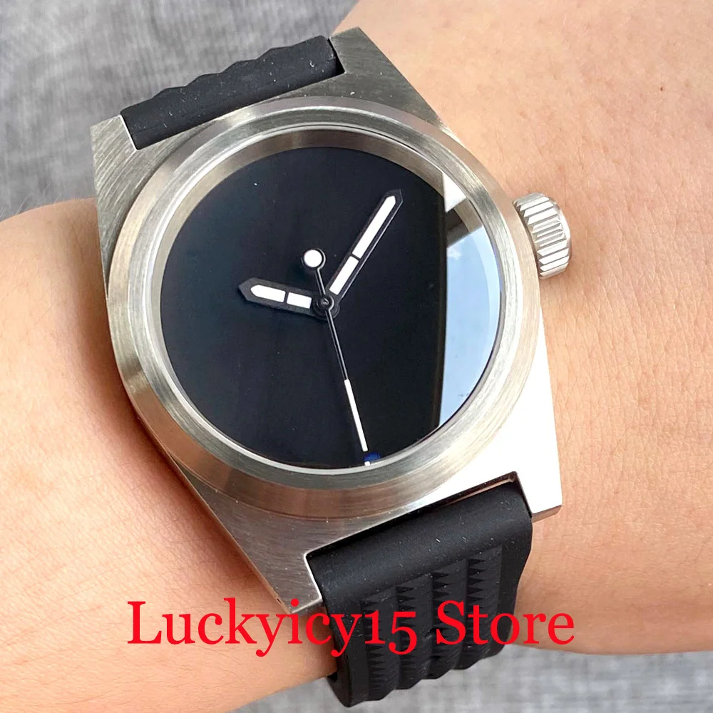 

Tandorio 38mm 200m Waterproof Plain Blank Dial 24 Jewels Japan NH35A Movement Automatic Men Watch Sapphire Crystal Rubber Strap