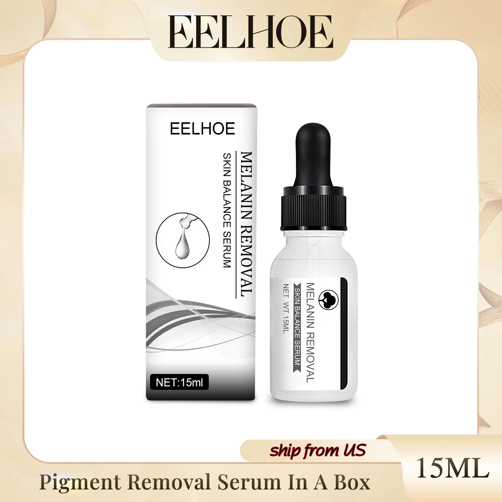 Pigment Removal Serum In A Box Removes Melanin Lightens  Darkens Sun Spots Moisturizes Skin Tightens Pores Plump Tightens Skin