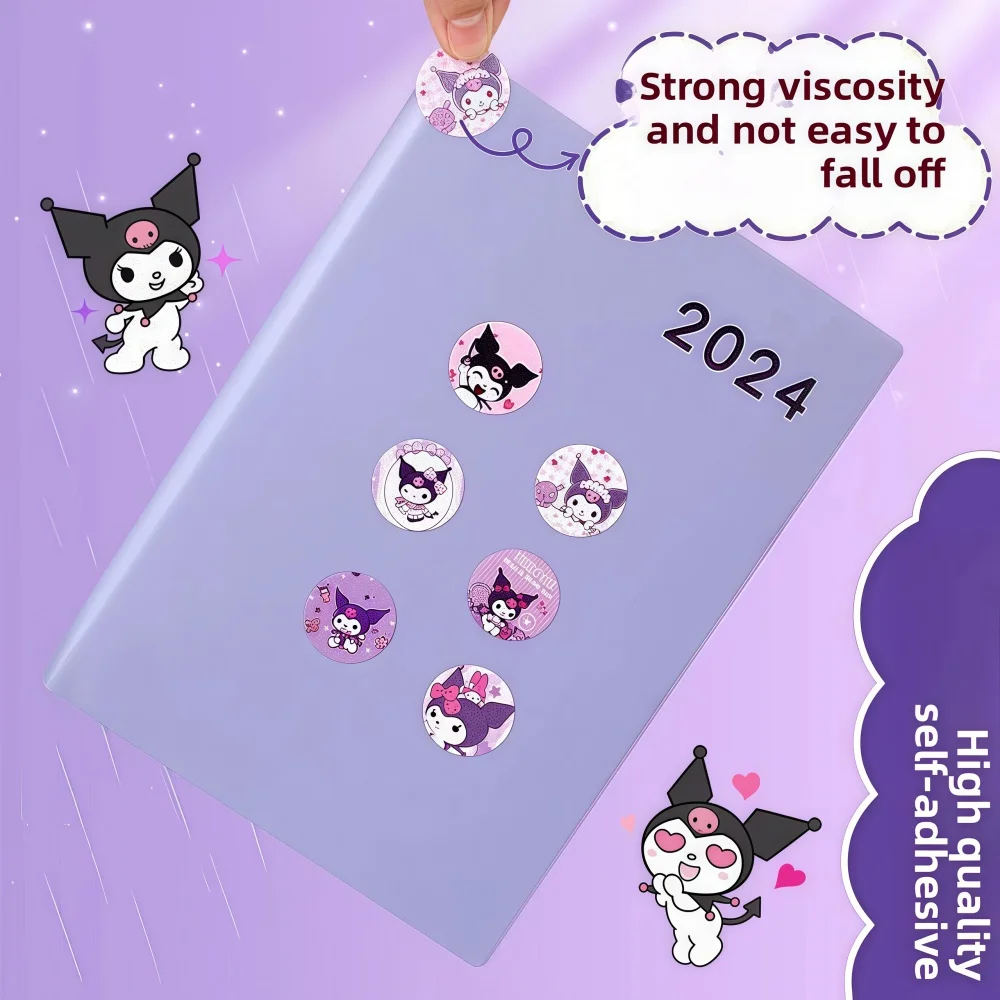 Sanrio Hello Kitty Kuromi My Melody Leuke Cartoon Stickers voor kinderen Kinderdagboek Bonus Cadeau Sluiting Dagboek Boekje Cadeau Beste