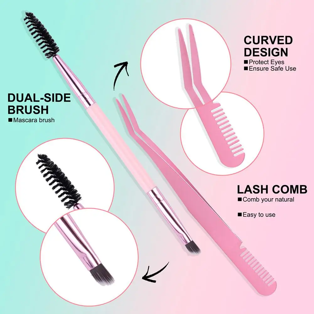 DIYつけまつげセット ふわふわクラスターラッシュ 40D-160D ミックスまつげエクステキット グルーとピンセット付き セグメントラッシュクラスター