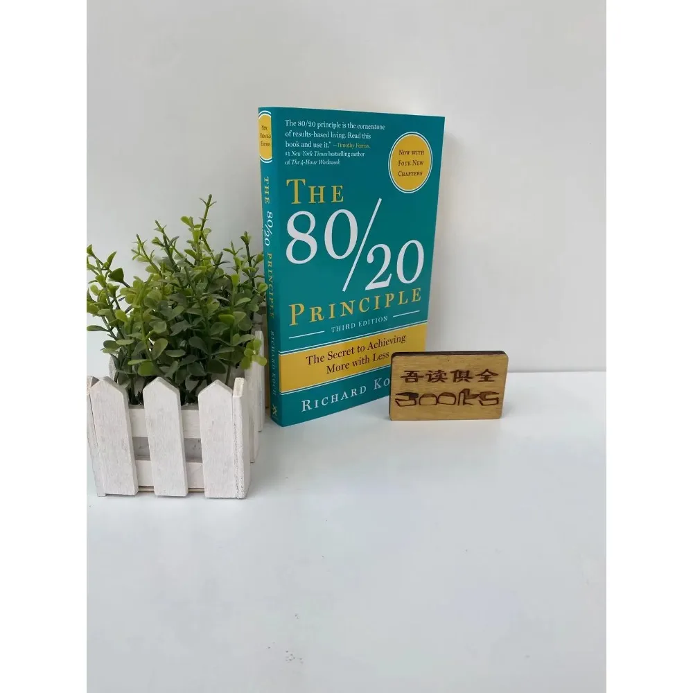 

Принцип 80/20 Ричарда Коха The Secret To Achieving More с меньшевым романом в мягкой обложке на английском языке