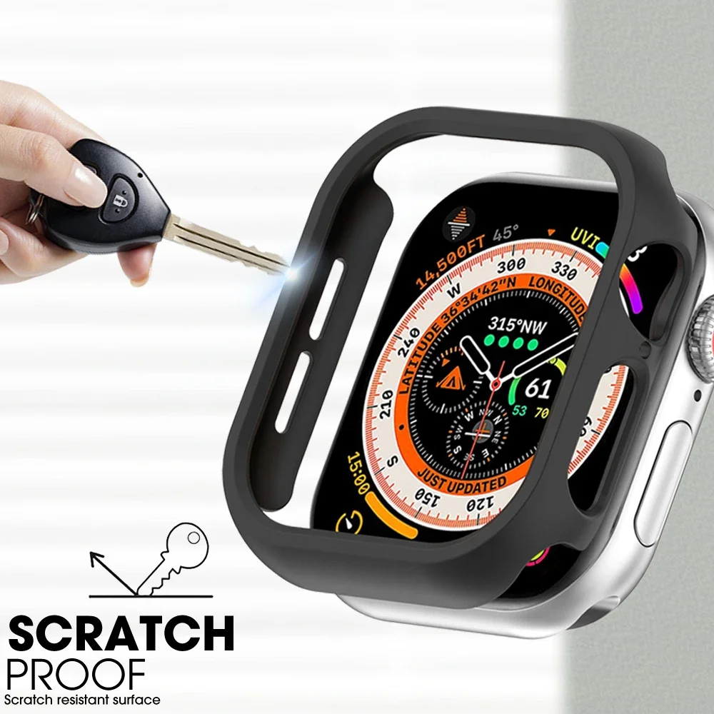 Ultra-Thin Tough Protective Cover for IWatch Series 10 42mm 46mm PC Hard Case Scratch Resistant Protectors for Apple Watch S10