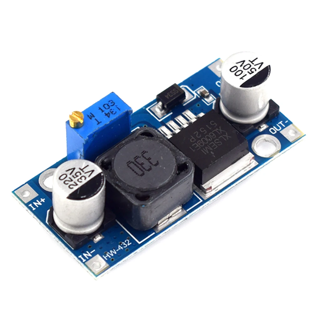 5pcs 4A XL6009E1 DC-DC Booster Module Power Supply Module Output Is Adjustable Boost Board Power Converter for Arduino