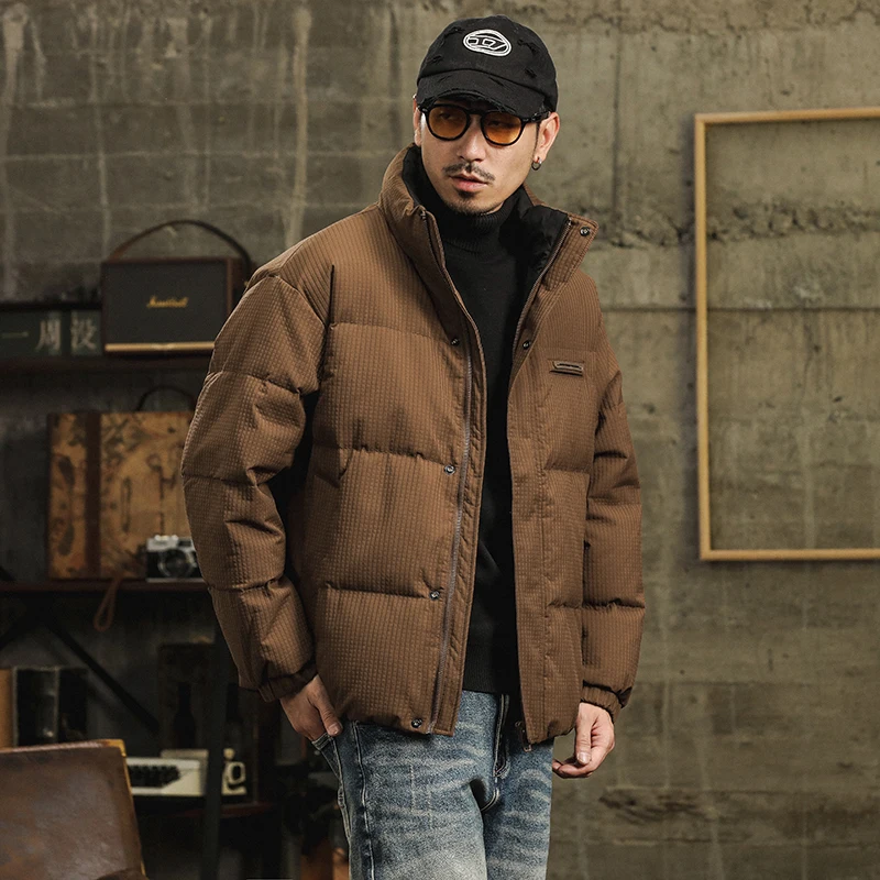 

New winter down jacket American retro down jacket casual top