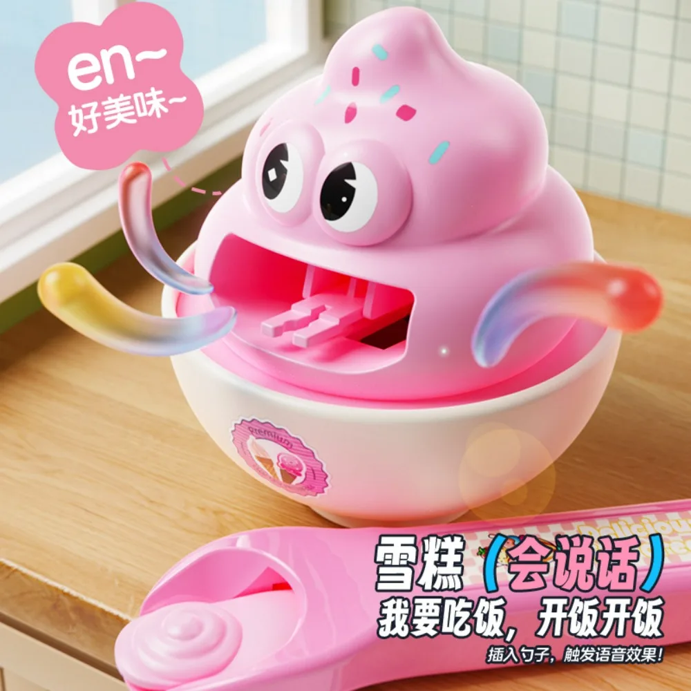 Food Feeding Pudding Feeding Toy Role Play Early Education Strawberry Ice Cream Pudding Toy Simulation Japanese Kitchen Toys New