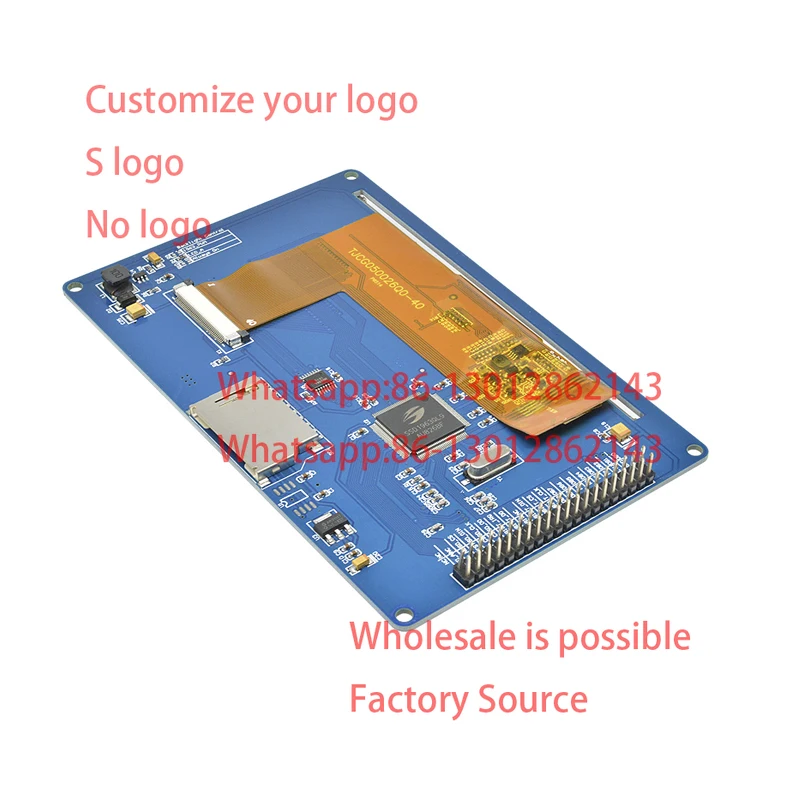2025 new 5-inch TFT LCD Screen Module with Touch,Resolution 800 * 480 SSD1963  Directly Driven by Various Microcontrollers,