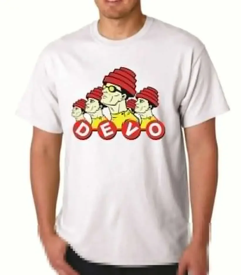 DEVO T SHIRT ROCK NEW WAVE