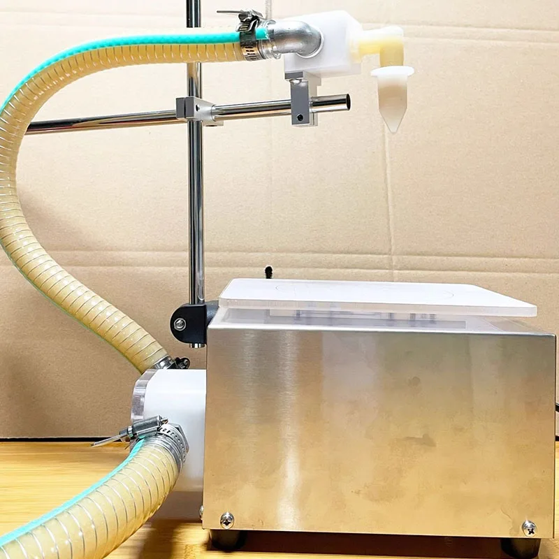 Automatic Honey Filling Machine Viscous Liquid Sesame Paste Filler Gear Pump Weighing Type Filler 5kg