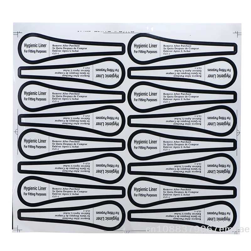 

[ZYAS]80pcs/set Hygiene Label Swimwear Lingerie Underwear Brief Bikini Try On Sticker