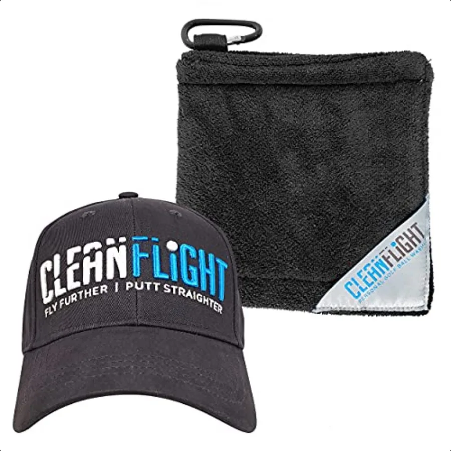 

Premium Golf Ball Towel Golf Cap Combo Perfect Cleaning Portable Golf Accories Gifts for Men Women. Quality Built Value Priced