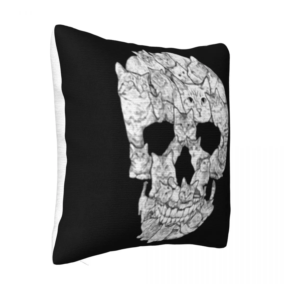 Cats Skull Rap Male Homme Brand Halloween Humor New Brand Plus Size Hot Sale Colour Science Pillow Case