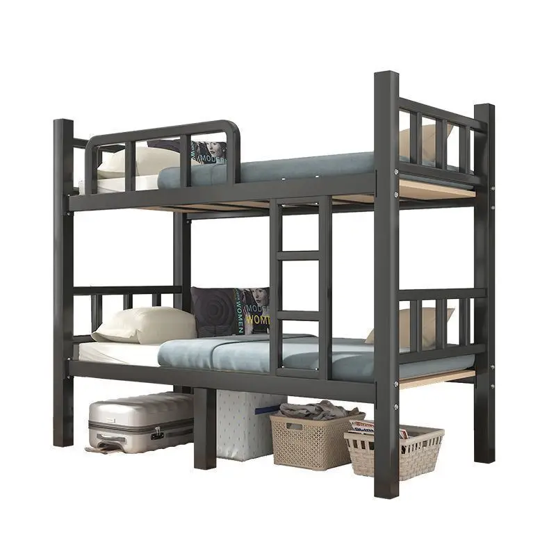 Steel Bed Frame High Quality 2 Layers Steel Bunk Bed For Student Double Metaldormitory Beds With Ladder - Image 3