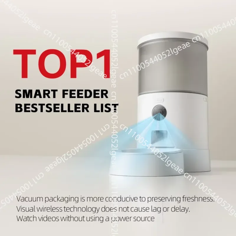 4.5L Silicone Waterproof Automatic Pet Feeder, Extra Long Battery Life, App Controlled Smart Vacuum Cleaner for Cats and Dogs