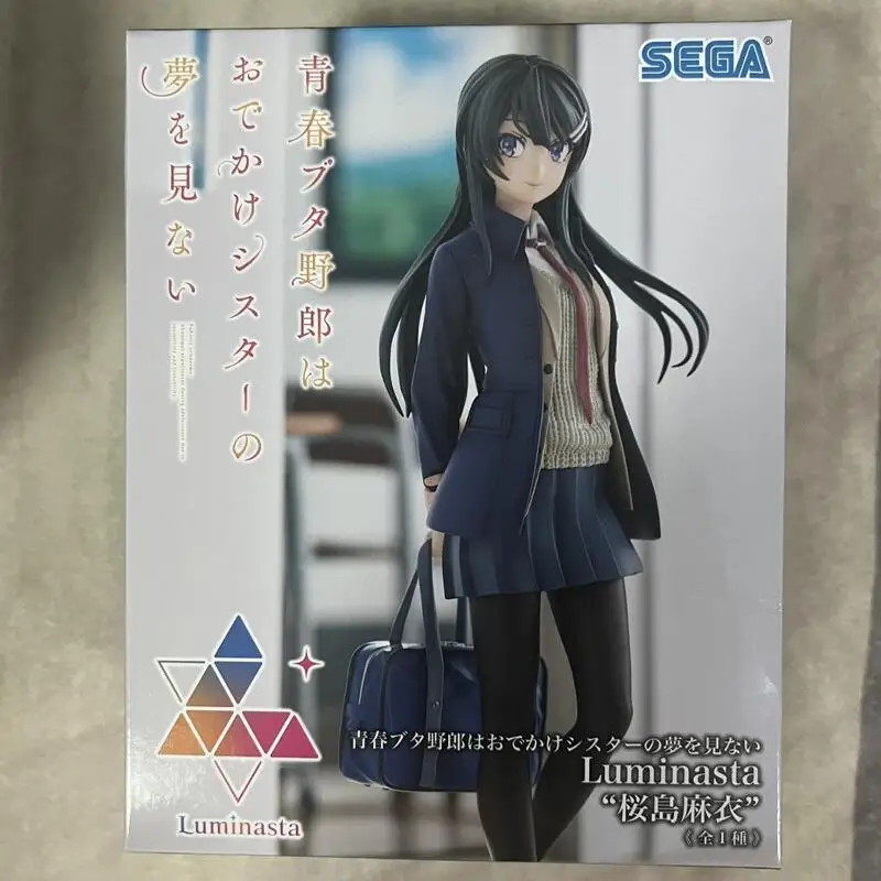 

Genuine Sega Luminasta Rascal Does Not Dream of Bunny Girl Senpai Sakurajima Mai Anime Figure Model Collector Figurine Toys Gift