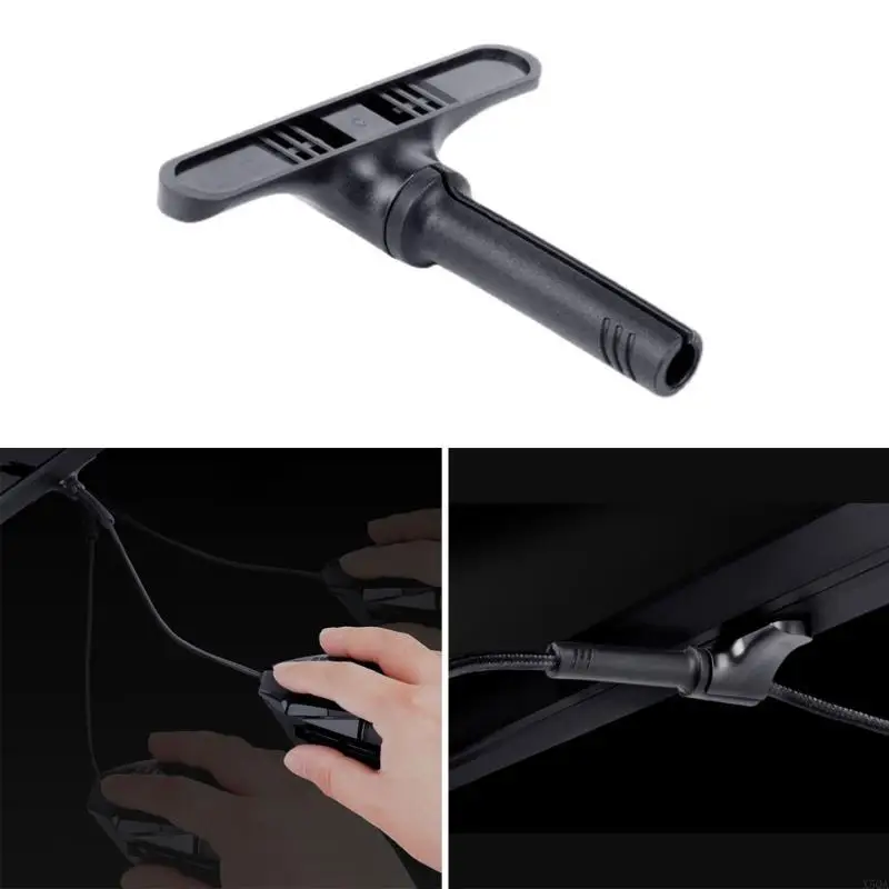 Gaming Mouse Cord Clip Mouse Bungee Wire Cable Holder Desktop Cable Management 