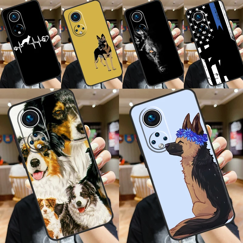 German Shepherd Dog Case For Honor Magic 5 Lite 6 Pro 50 70 90 Honor X8b X9b X6 X7 X8 X9 X6a X7a X8a X9a Cover