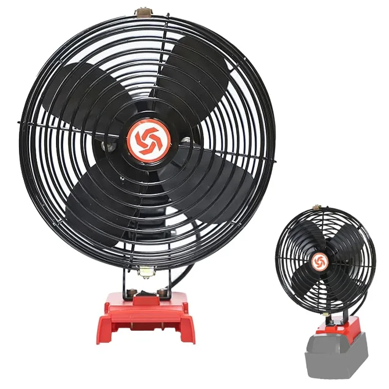 Wireless Electric Fan for Milwaukee 18V Battery Handheld Power Tool Fan 2-Speed Outdoor Camping Use for 48-11-1835 48-11-1890