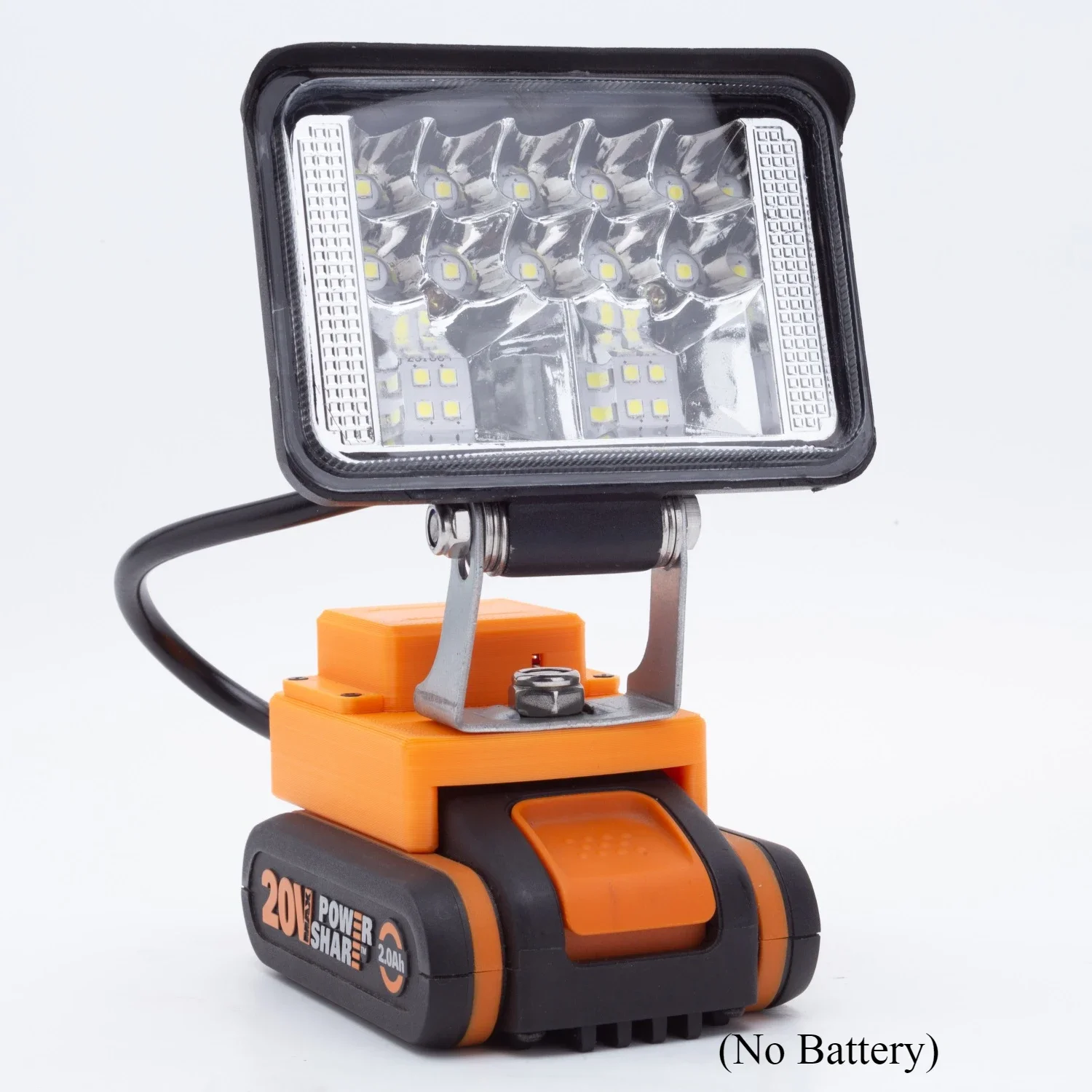 

LED Working Light Spotlight Portable Lamp Lantern w/USB C-Type for Worx 4PIN 20V Lithium Battery Lantern（Not Including Battery）