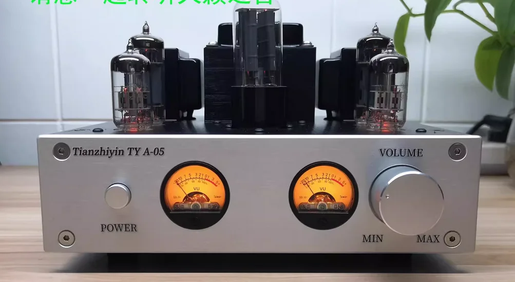 6P1 6N2 5Z2P single-ended class A tube amplifier VU meter power amplifier  HIFI finished kit diy power amplifier 3.2W+3.2W