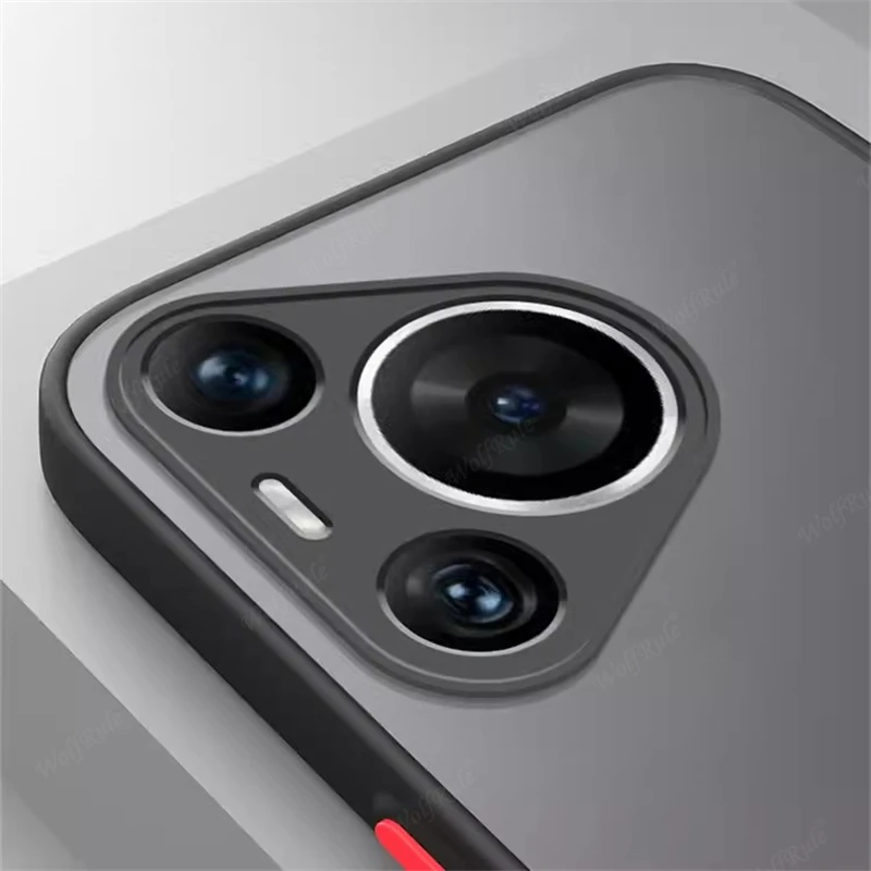 Per Huawei Pura 70 custodia Cover Huawei Pura 70 Capas nuovo paraurti posteriore antiurto opaco traslucido per Fundas Huawei Pura 70 Cover