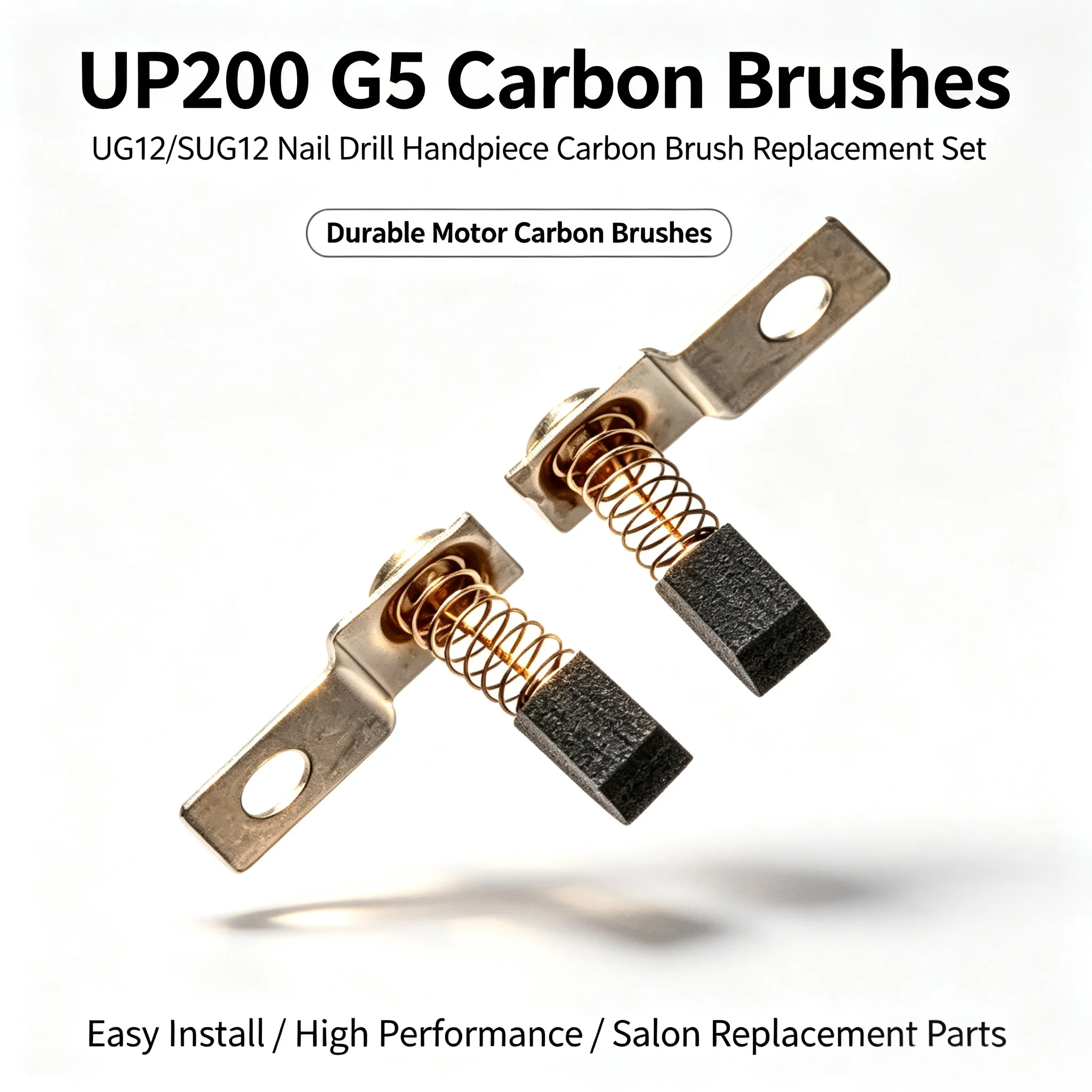 UP200 G5 Carbon Brushes UG12/SUG12 Nail Drill Handpiece Carbon Brush Replacement Carbon Brush Set