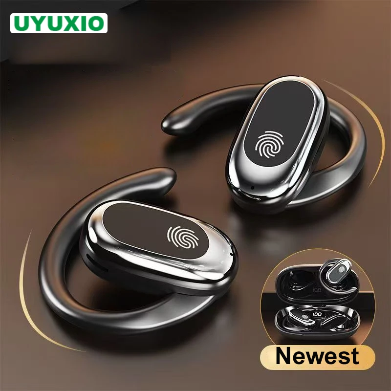

UYUXIO AI Language Translation Wireless Earbuds Real Time Earphone with 144 Languages OWS Ear Buds Headphone for Business Travel