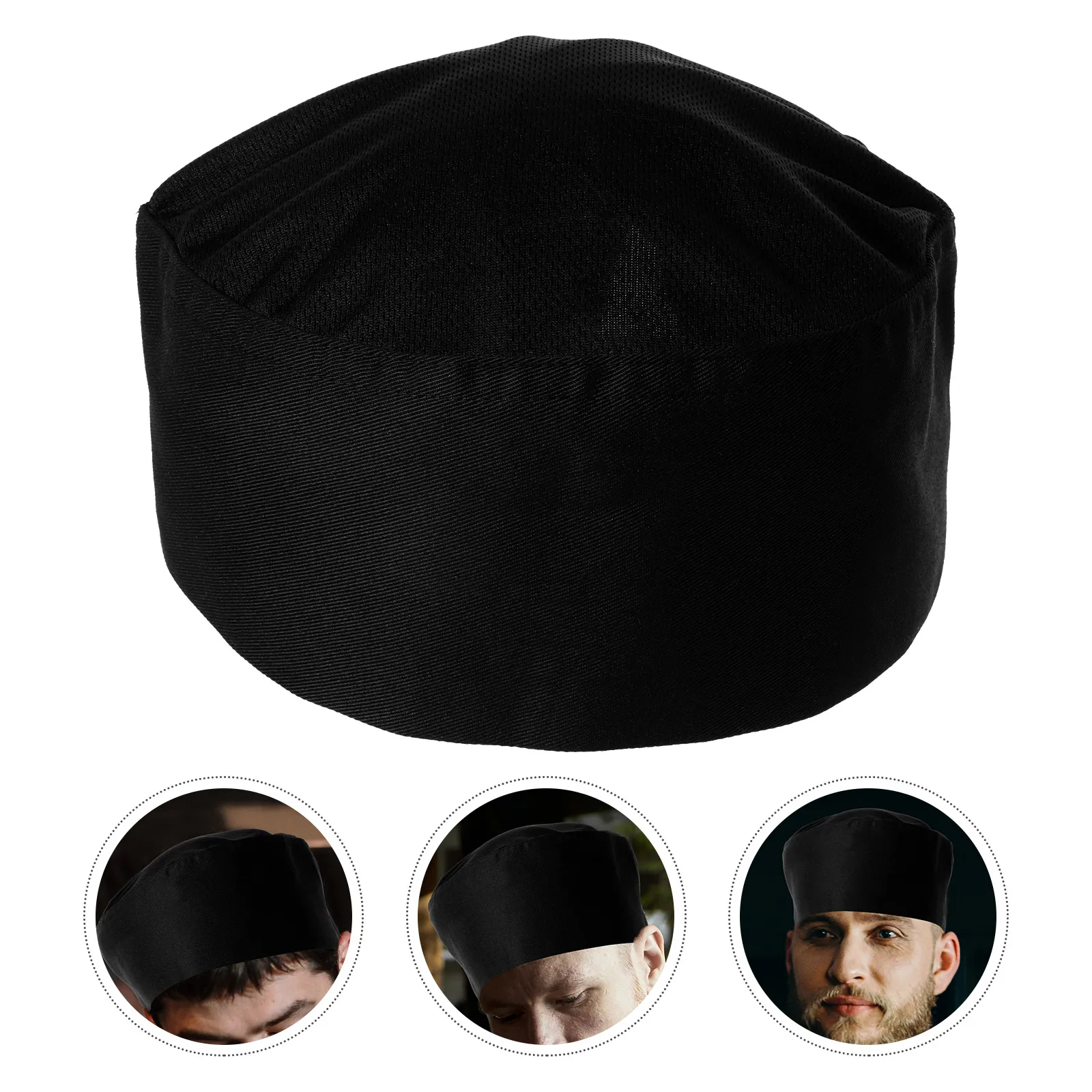 1 stks chef-kok hoed Japanse Koreaanse stijl koken cap keuken werk uniform bouffant muts voor restaurant server kok slijtage